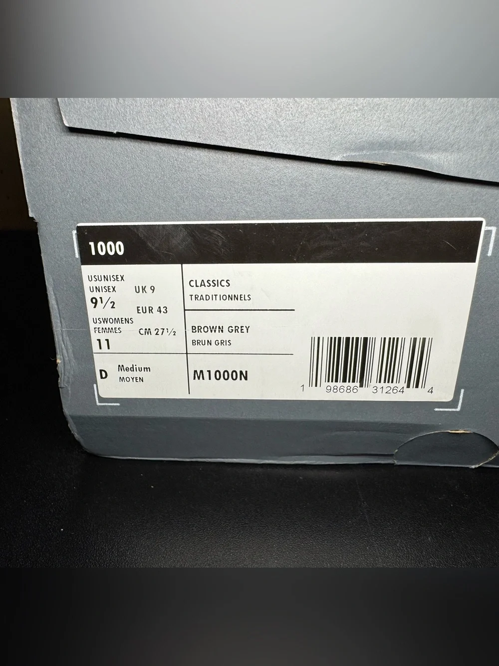 New Balance 1000 Size 9.5 Men’s